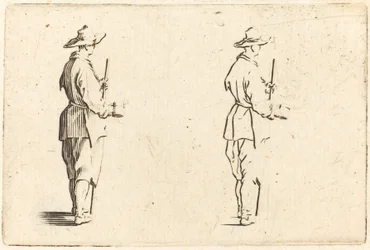 Contadino con una tazza