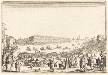 Piazza Santa Croce, Firenze, c. 1622