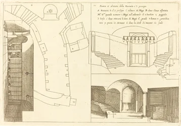 Piano ed elevazione della Chiesa della Santa Natività