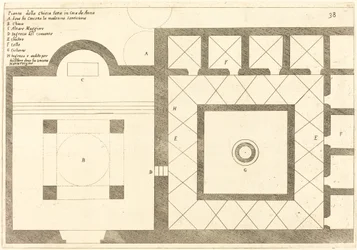 Piano della Chiesa vicino alla Casa di Anna, 1619