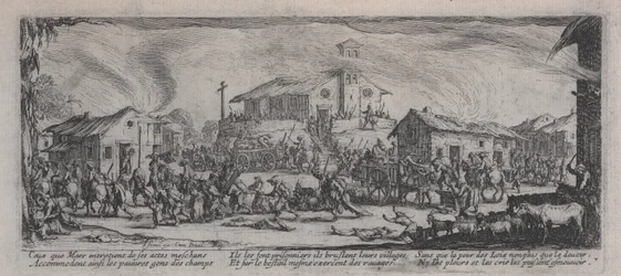 Saccheggio di un villaggio, da 