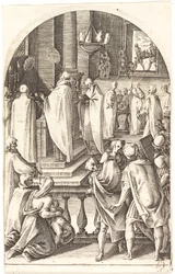 San Basilio che celebra la messa, 1608-1611