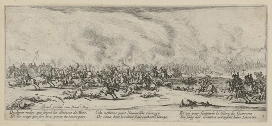 Battaglia, foglio 3 della serie "Gli orrori della guerra"