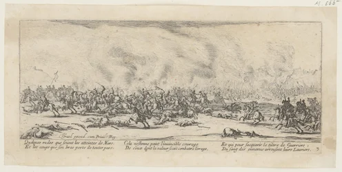 Battaglia, foglio 3 della serie "Gli orrori della guerra"