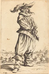 Soldato con cappello piumato
