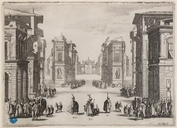 Soliman, atto 1. Secondo numero di una serie di 6 pezzi (Lieure 364, Meaume 435)