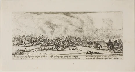 La battaglia, terza tavola da Le miserie della guerra