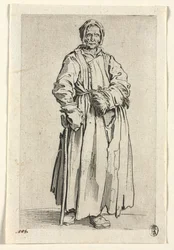 I mendicanti: Donna con un occhio solo, c. 1623