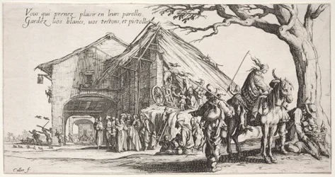 I Bohemi: Il luogo di sosta: La chiromante, c. 1621-1625