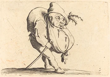 Il gobbo con un bastone