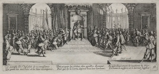 Le grandi miserie della guerra: Distribuzione della ricompensa, 1633