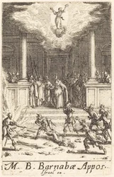 Il martirio di San Barnaba, ca. 1634-1635