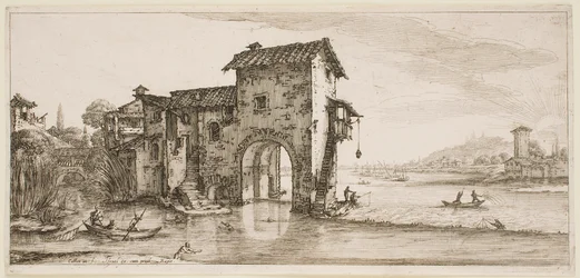 Il mulino sul fiume, dalla serie “I paesaggi di Firenze”