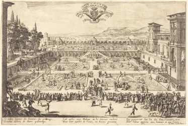 I giardini del palazzo a Nancy