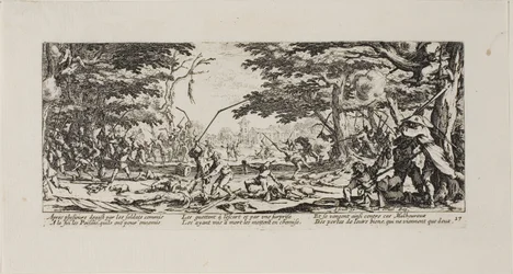 I contadini si vendicano, tavola diciassette da Le Miserie della Guerra
