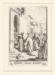 La Visitazione, n. 6, dalla Vita della Vergine