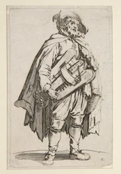 Il suonatore di ghironda, da I mendicanti
