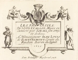 Pagina del titolo per "Le fantasie"