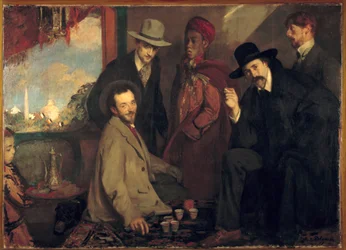 André Gide e i suoi amici al Café Maure dell