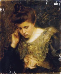 Studio di una donna che legge