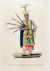 Personaggio principale delle danze di Montezuma, da 