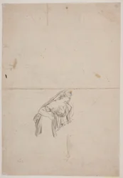 Studio per figura femminile in lutto