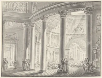 Interno di una chiesa a cupola