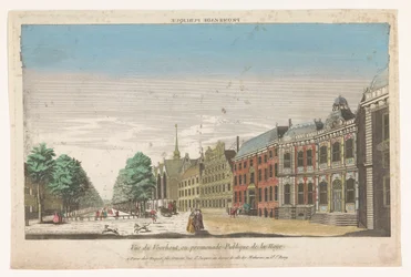 Veduta del Lange Voorhout a L