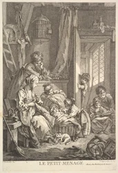 La piccola famiglia, metà-fine XVIII secolo