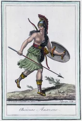 Antica Amazzone - in "Enciclopedia dei viaggi" di Grasset Saint Sauveur, edizione Parigi