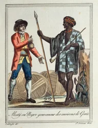 Governatore nero del distretto di Gorée, 1796
