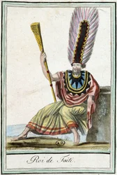Re di Tahiti - in "Enciclopedia dei Viaggi" di J. Grasset Saint-Sauveur