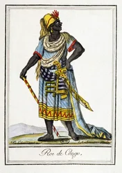 Re del Congo - in "Enciclopedia dei Viaggi" di J. Grasset Saint-Sauveur