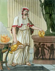 Vestale, illustrazione da 