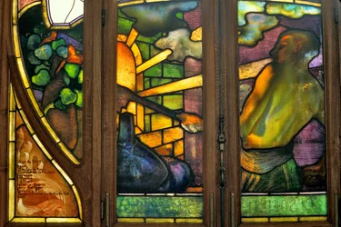 Nancy, Art Nouveau, Camera di Commercio e Borsa, Vetrata di Jacques Gruber
