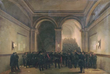 Ingresso del 106° Battaglione nel Municipio di Parigi, 31 ottobre 1870