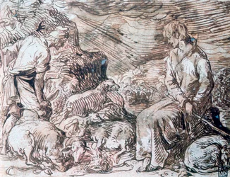 Ippocrate e Democrito, c1584-1629