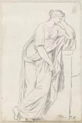 Una Musa dal sarcofago delle Muse