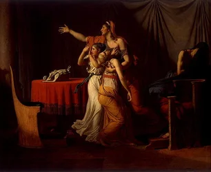 I littori riportano a Bruto i corpi dei suoi figli, 1789
