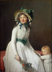 Ritratto di Madame Seriziat con suo figlio Emile
