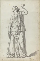 Statua Romana di una Musa (Anchyrrhoe)