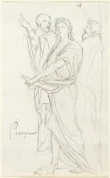 Schizzo di Tre Figure Classiche
