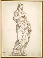 Studio della statua Sabina dalla Villa Medici