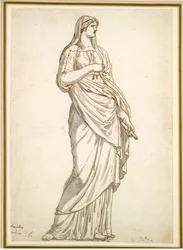 Studio della Statua Sabina dalla Villa Medici, c. 1775-1780