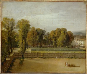Vista del Jardin du Luxembourg a Parigi ...
