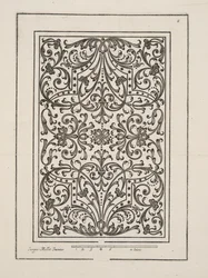Design per Parterre, da Theatre des Plans et Jardinages, pub.1652