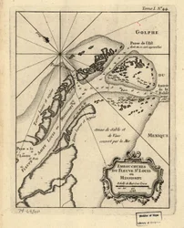 Bocche del fiume St. Louis o Mississippi. 1763. LOC 74693011