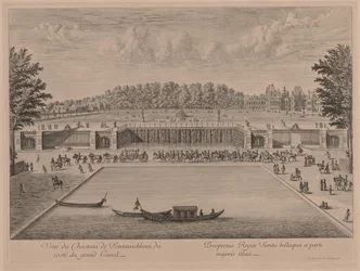 Castello di Fontainebleau dal Grand Canal