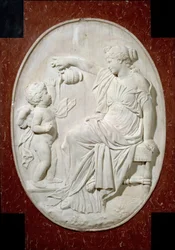 Monumento al cuore di Luigi XIII: le quattro virtù cardinali. Temperanza