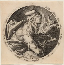 San Luca, piatto terzo de I quattro evangelisti